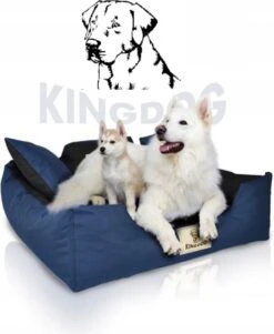 Kingdog - Groot Honden- En Kattenbed | Dierenmand 100 X 75 | Groen - Maat L -Hondenserie Winkel 985x1200