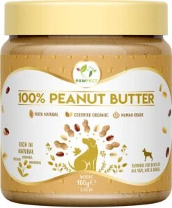Pawfect Pindakaas Voor De Hond Naturel 100 Gr.